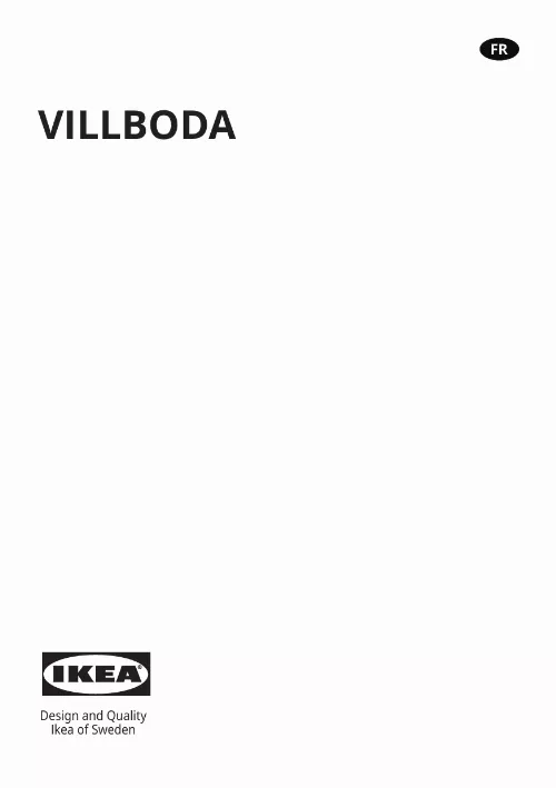 Mode d'emploi IKEA VILLBODA 205.416.48