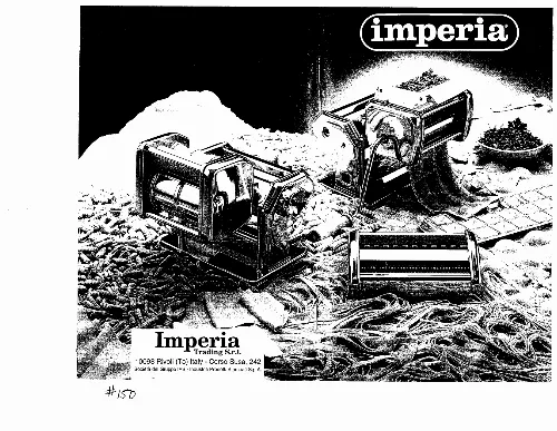 Mode d'emploi IMPERIA 508 - PASTAIA ITALIANA