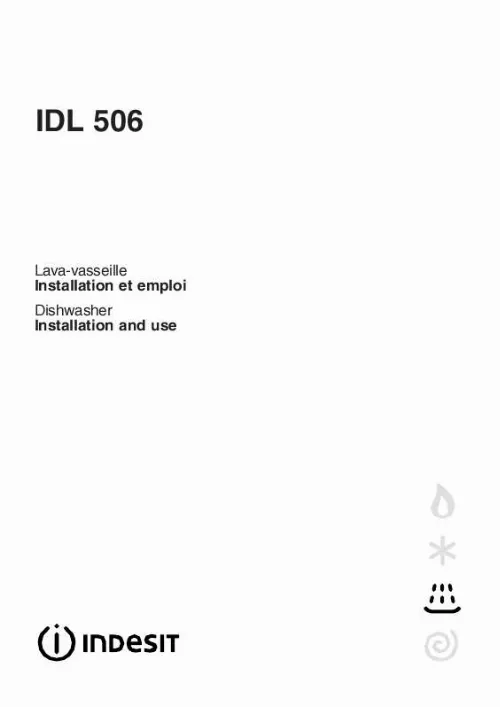 Mode d'emploi INDESIT IDL 506