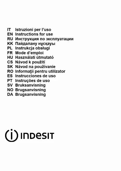 Mode d'emploi INDESIT IHVP 83F LM K