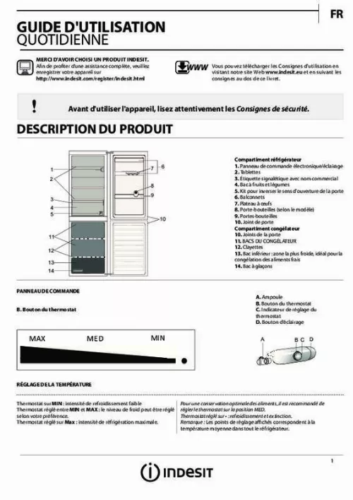 Mode d'emploi INDESIT LR7S1