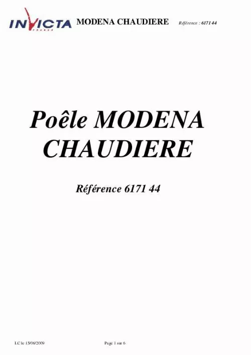 Mode d'emploi INVICTA 6171 44