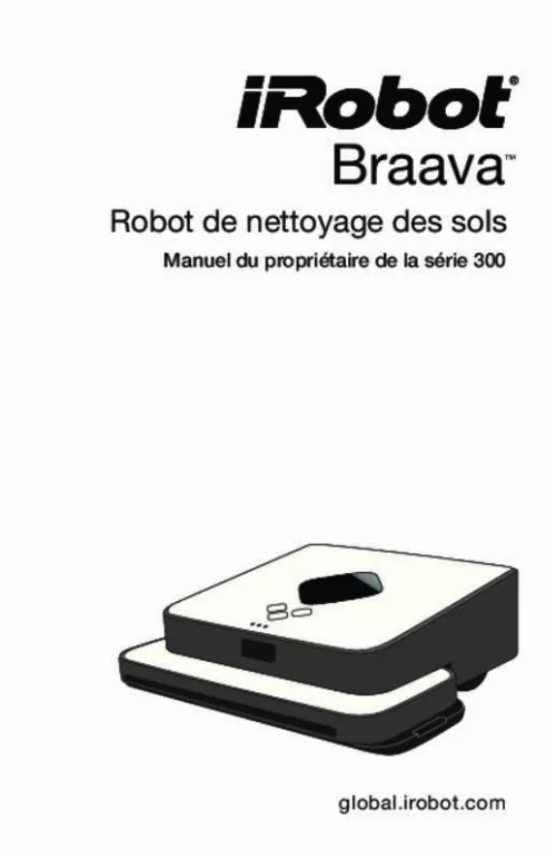 Mode d'emploi IROBOT BRAVA 380T