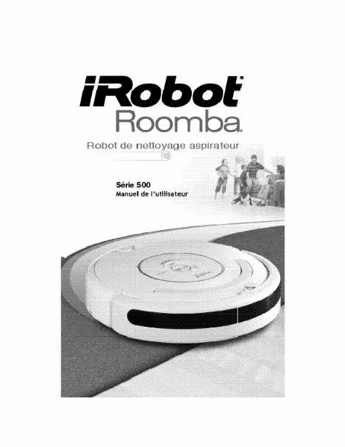 Mode d'emploi IROBOT ROOMBA 510