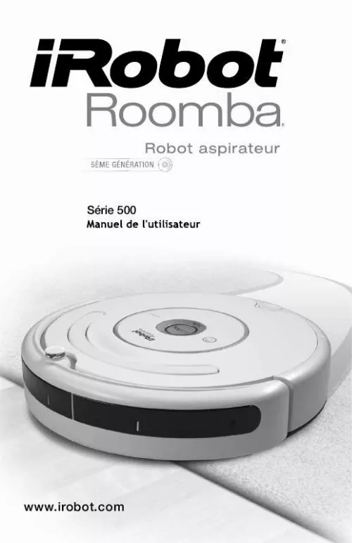 Mode d'emploi IROBOT ROOMBA 599