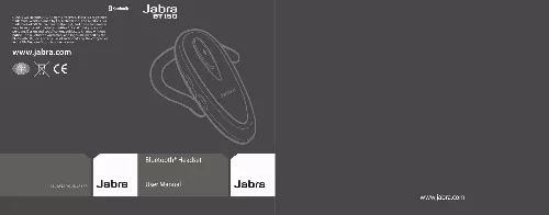 Mode d'emploi JABRA BT150