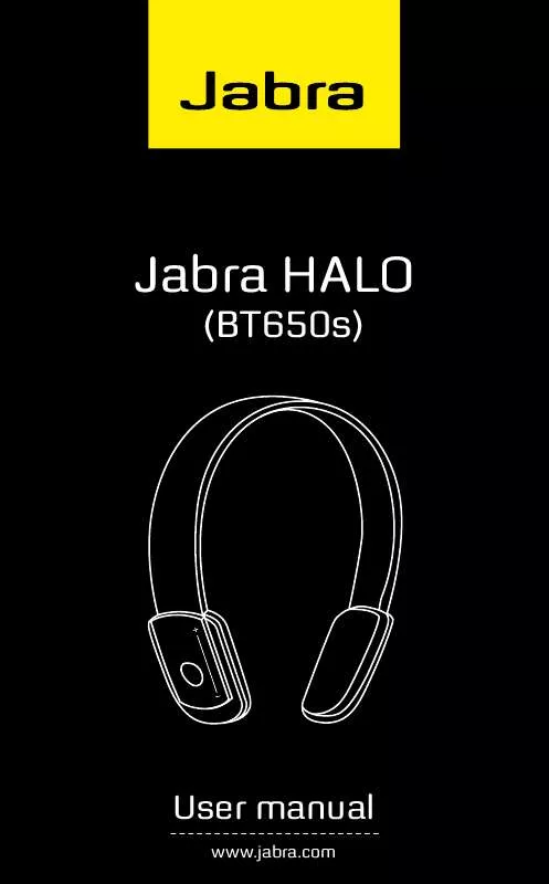 Mode d'emploi JABRA BT650S