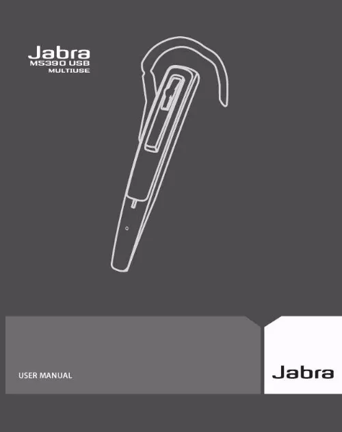 Mode d'emploi JABRA M5390 USB