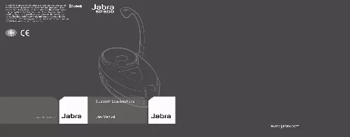 Mode d'emploi JABRA SP 500