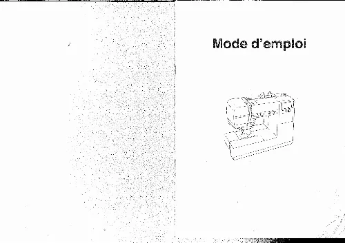 Mode d'emploi JANOME 9077