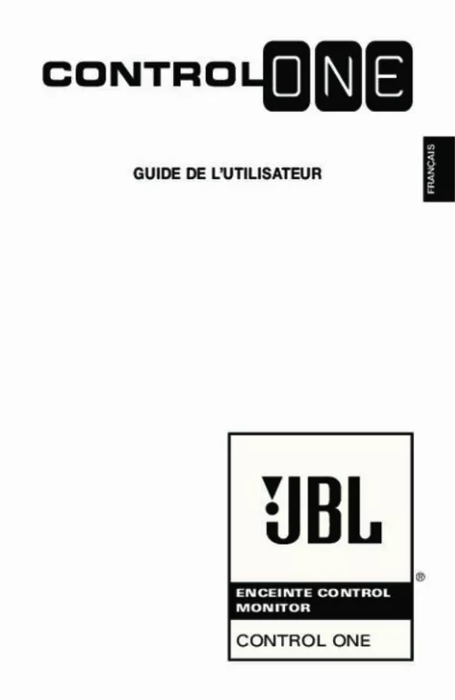 Mode d'emploi JBL CONTROL 2.4 G