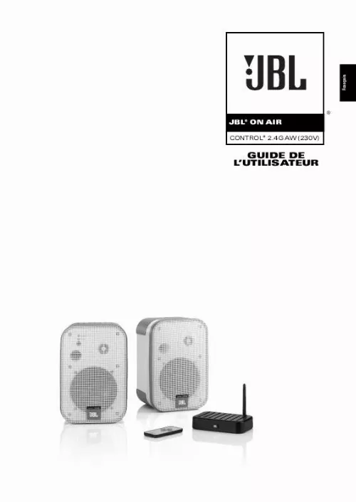 Mode d'emploi JBL ON AIR CONTROL 2.4G AW (220-240V)