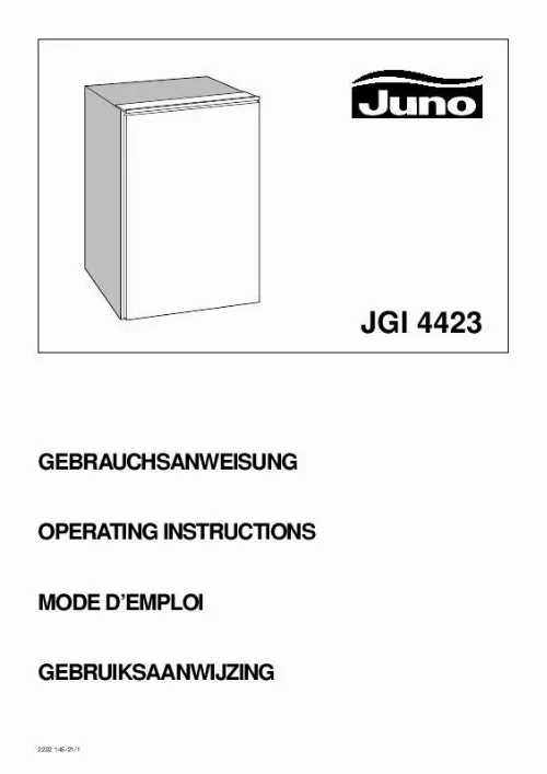 Mode d'emploi JUNO JGI4423