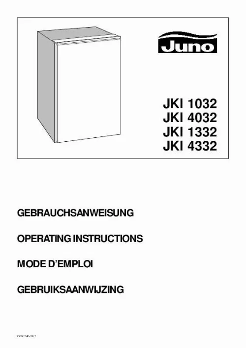 Mode d'emploi JUNO JKI4032