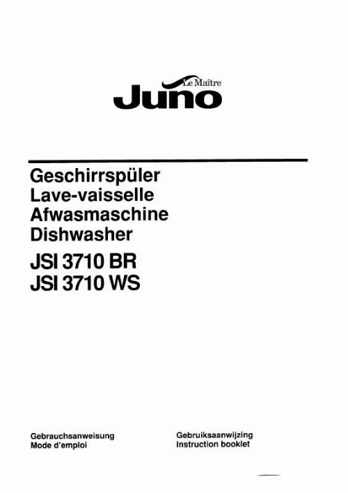 Mode d'emploi JUNO JSI3710BR