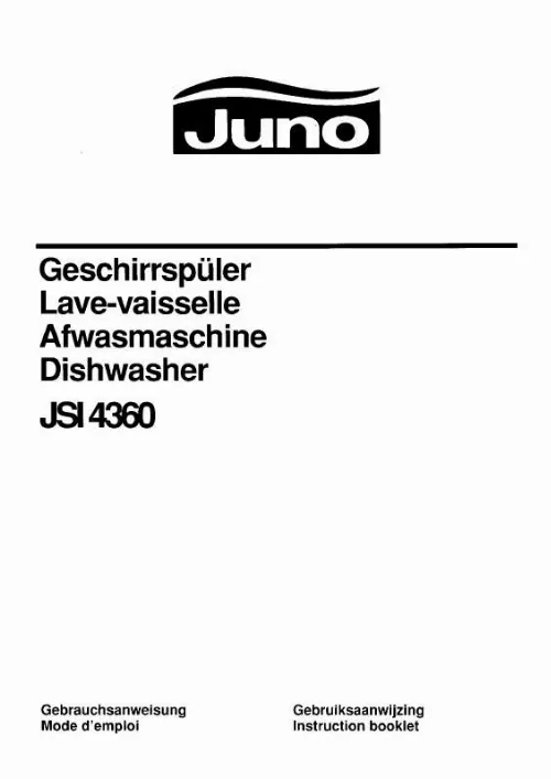 Mode d'emploi JUNO JSI4360W