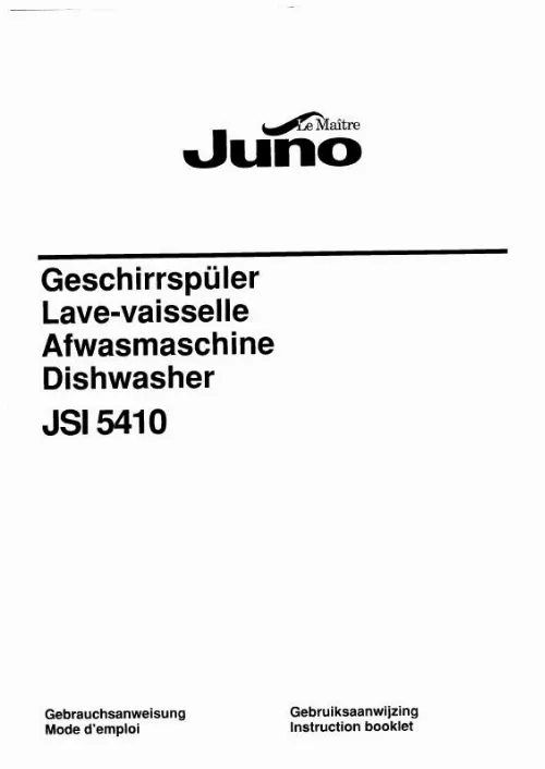 Mode d'emploi JUNO JSI5410S