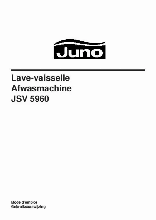 Mode d'emploi JUNO JSV5960