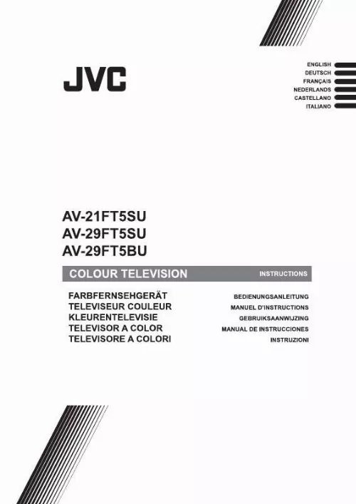 Mode d'emploi JVC AV-29FT5SU