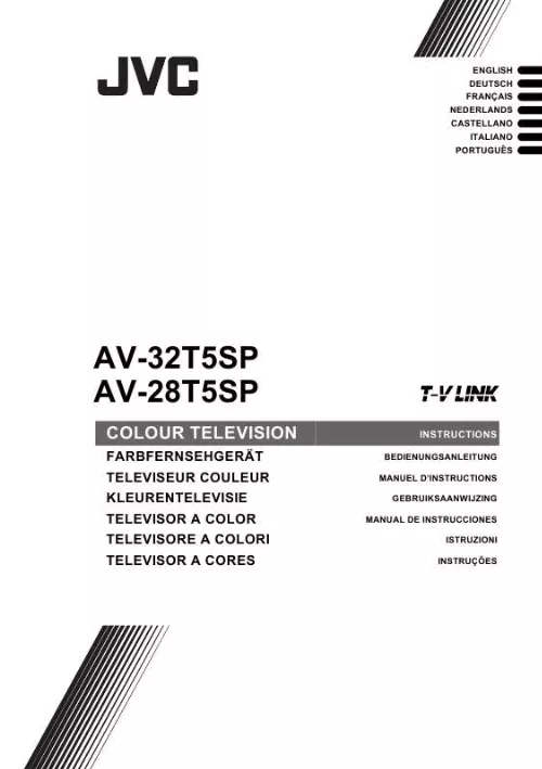 Mode d'emploi JVC AV-32T5SP
