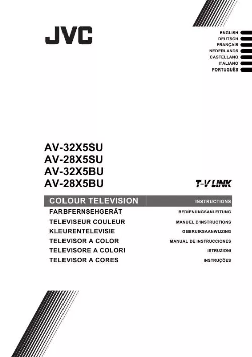 Mode d'emploi JVC AV-32X5BU