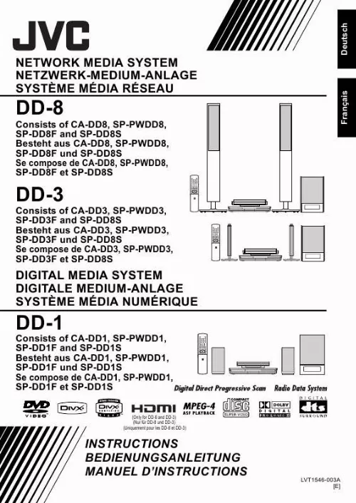 Mode d'emploi JVC DD-1