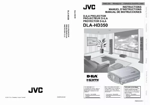 Mode d'emploi JVC DLA-HD350