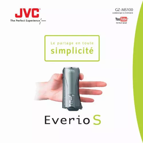 Mode d'emploi JVC EVERIO S