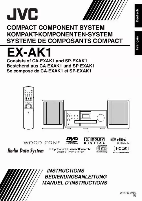 Mode d'emploi JVC EX-AK1E