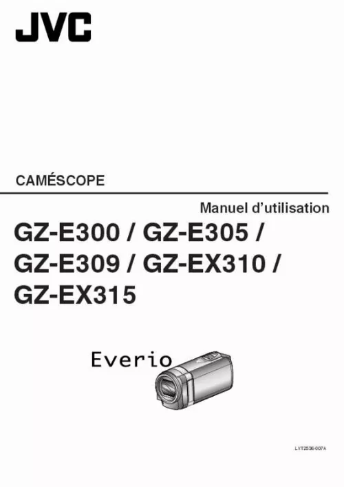 Mode d'emploi JVC GZ-E305SEU