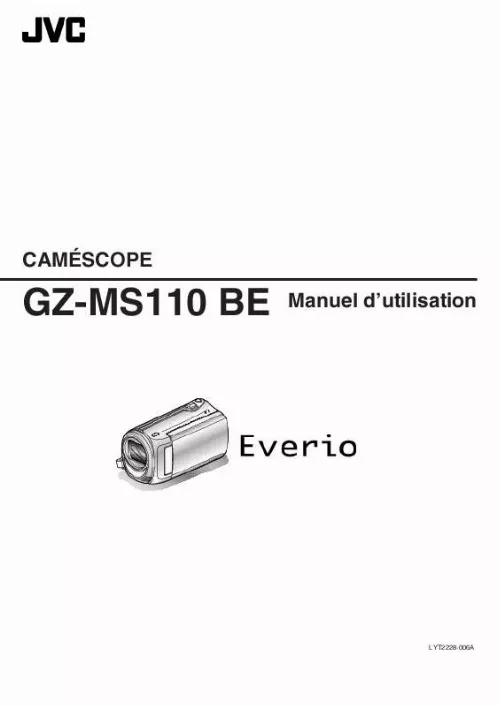 Mode d'emploi JVC GZ-MS110BEU