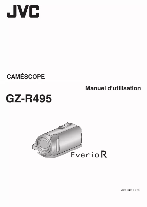 Mode d'emploi JVC GZ-R495BEU