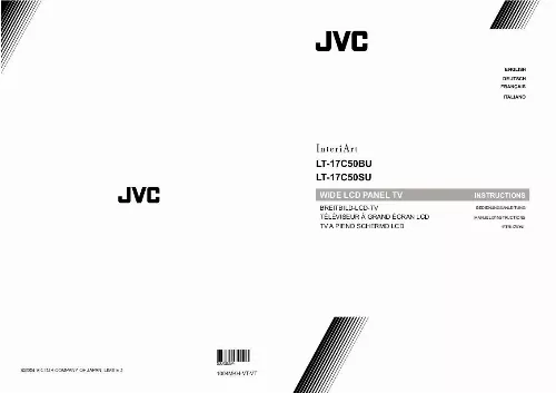 Mode d'emploi JVC LT-17C50SU