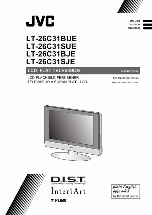 Mode d'emploi JVC LT-26C31SUE