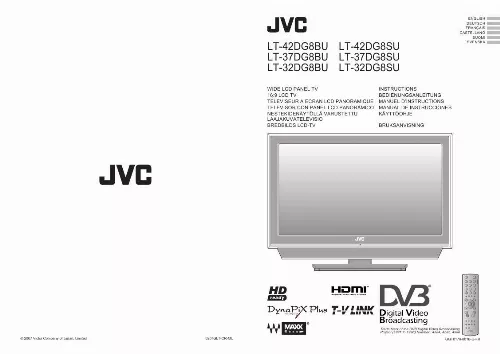 Mode d'emploi JVC LT-32DG8BU