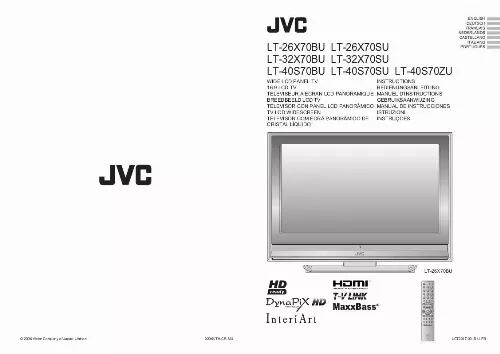 Mode d'emploi JVC LT-40S70BU/SU