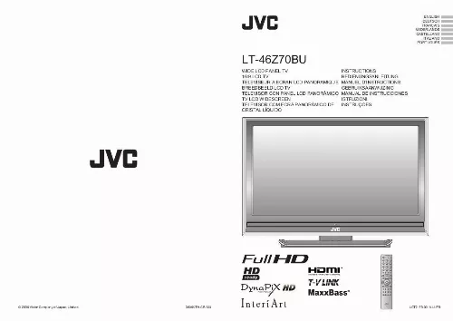 Mode d'emploi JVC LT-46Z70BU