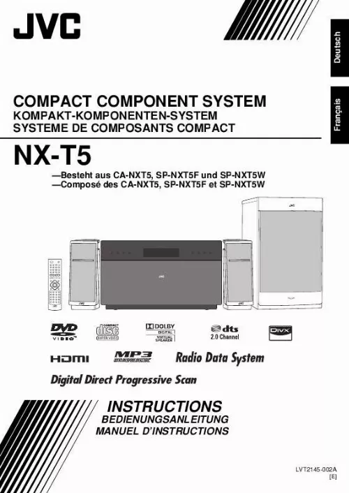 Mode d'emploi JVC NX-T5E