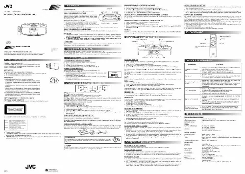 Mode d'emploi JVC RC-ST1