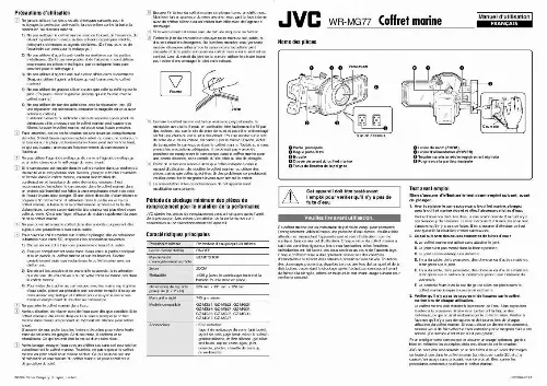 Mode d'emploi JVC WR-MG77U