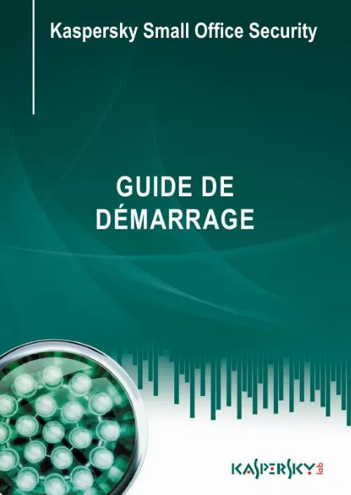 Mode d'emploi KASPERSKY LAB SMALL OFFICE SECURITY