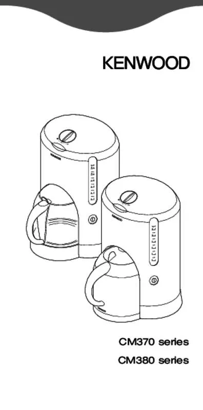 Mode d'emploi KENWOOD CM370