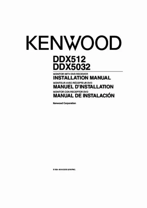 Mode d'emploi KENWOOD DDX5032