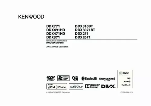 Mode d'emploi KENWOOD DDX771