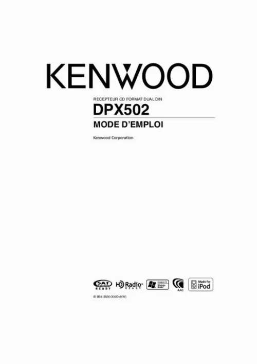 Mode d'emploi KENWOOD DPX502