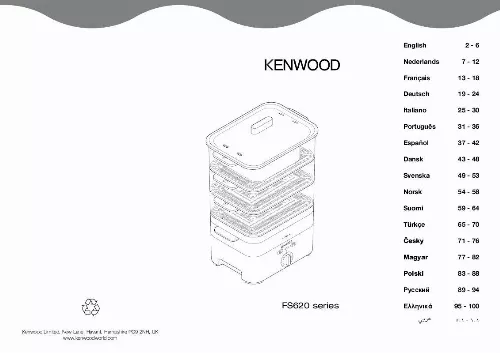 Mode d'emploi KENWOOD FS620