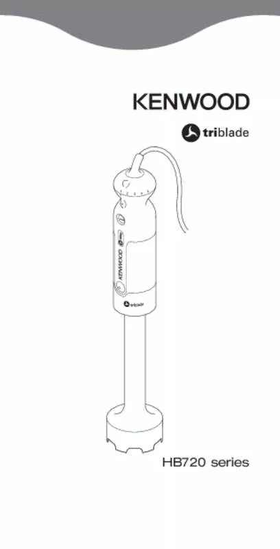 Mode d'emploi KENWOOD HB720