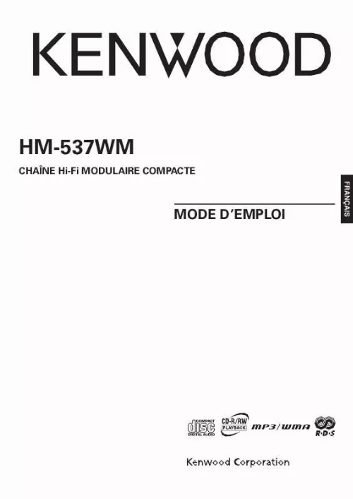 Mode d'emploi KENWOOD HM-537WM
