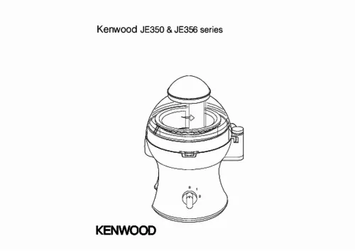 Mode d'emploi KENWOOD JE350