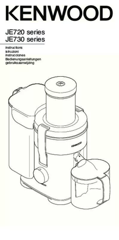 Mode d'emploi KENWOOD JE730